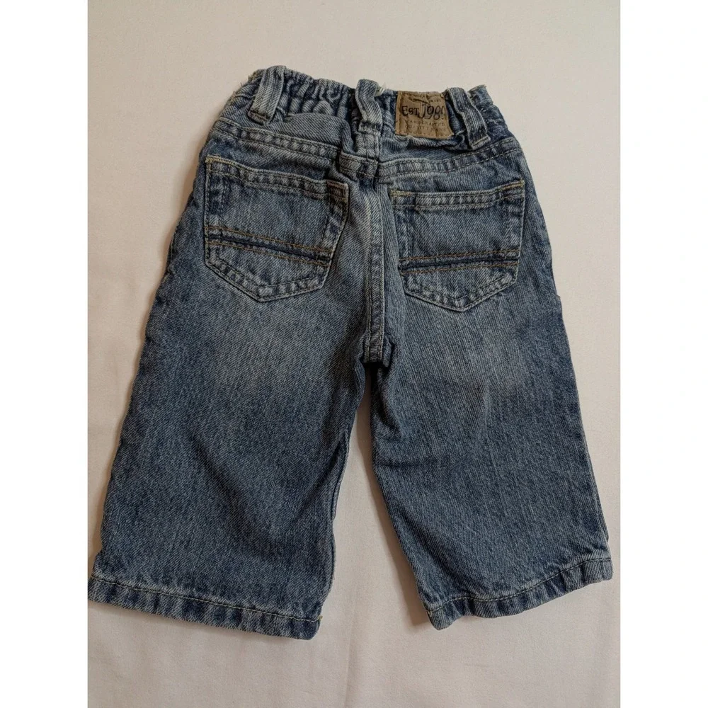 The Childrens Place Est 1989 Baby Boys Blue Bootcut‎ Denim Jeans 6-9 Months